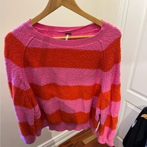 Free people. Cotton sweater. Wing sleeve.